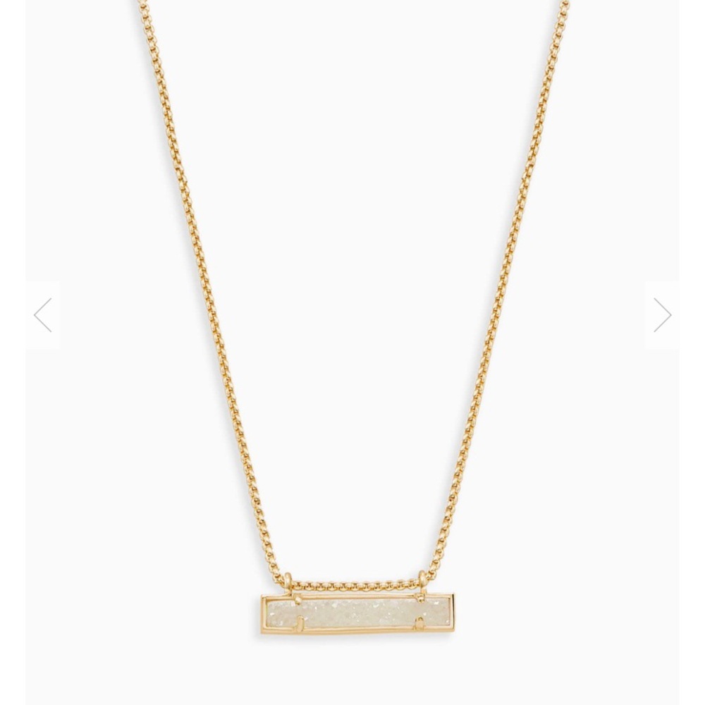 Kendra Scott Leanor  Neklace Iridescent Drusy